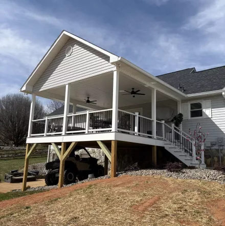 Precision Exteriors deck project, gallery view 1