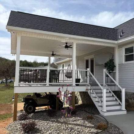 Precision Exteriors deck project, gallery view 2